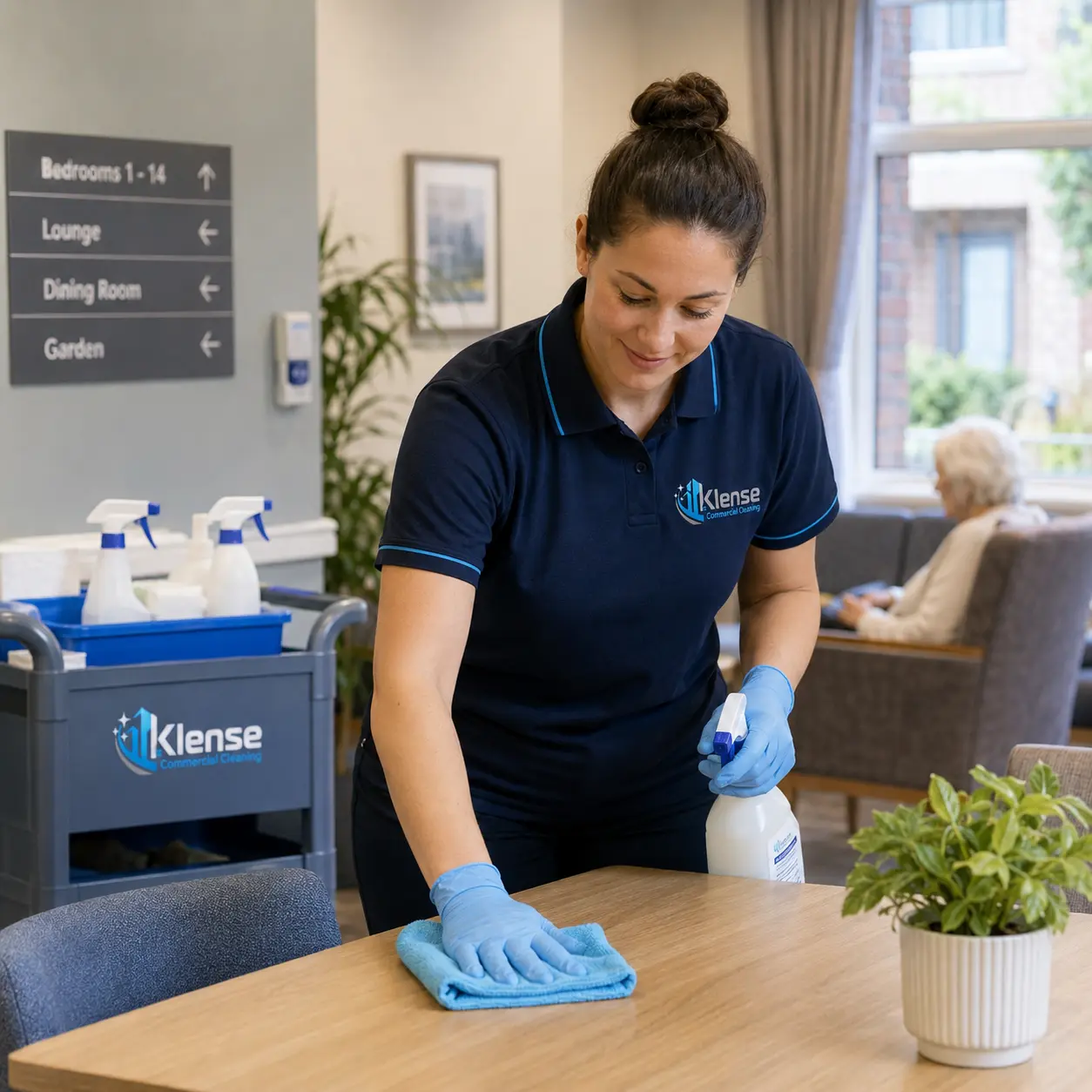 Klense commercial cleaning london - Care Home cleaning company London - 01
