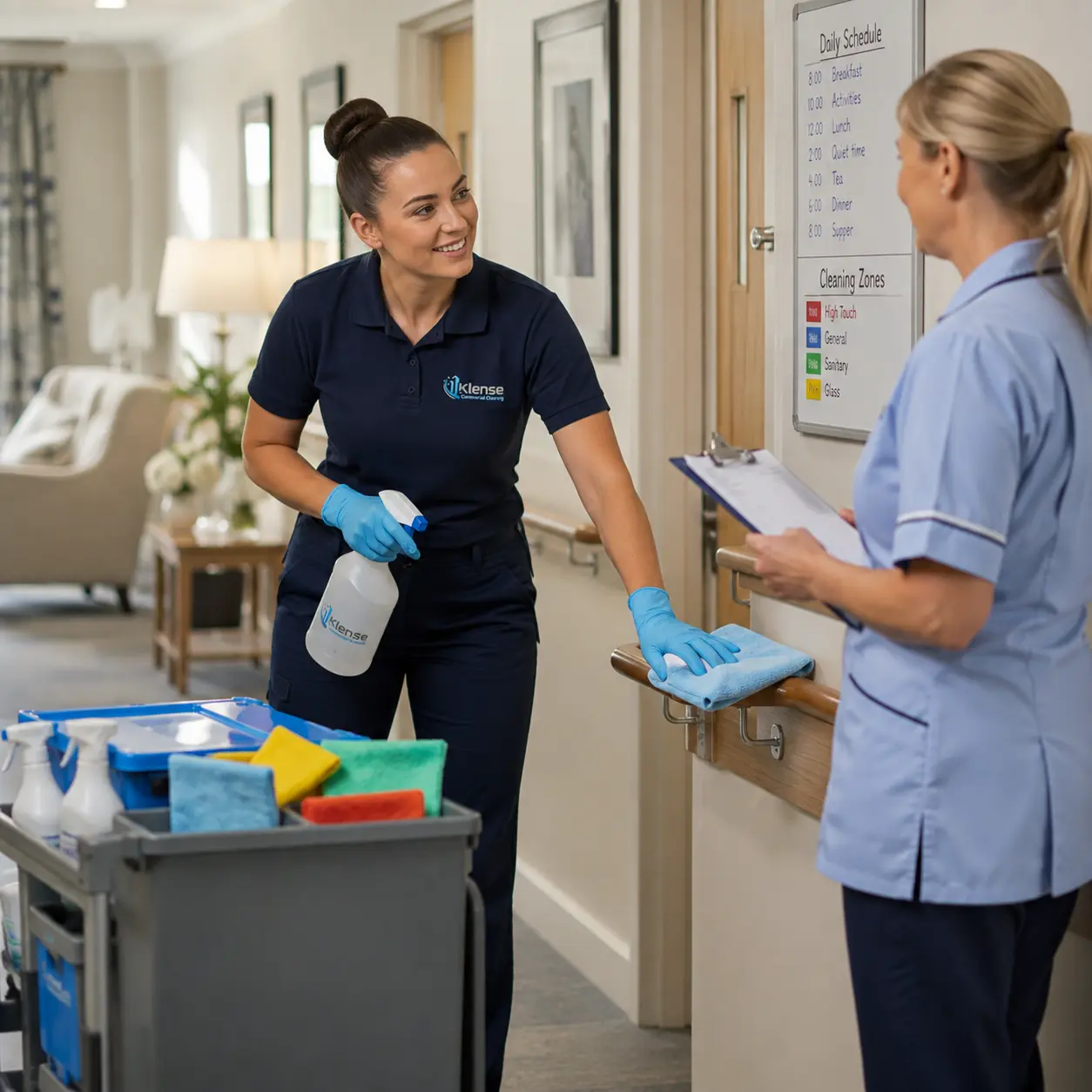 Klense commercial cleaning london - Care Home cleaning company London - 03