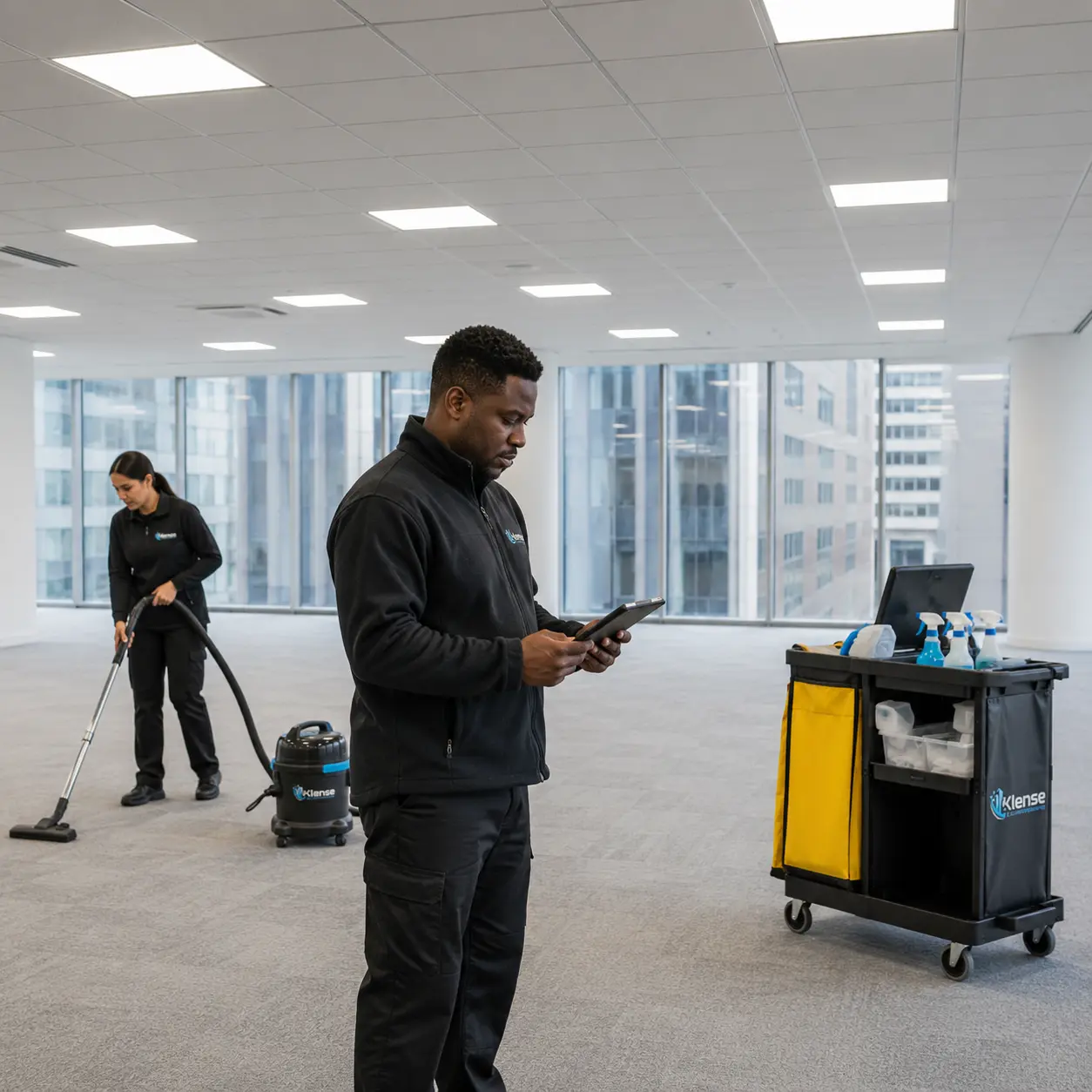 Klense commercial cleaning london - Commercial Building cleaning company London - 01