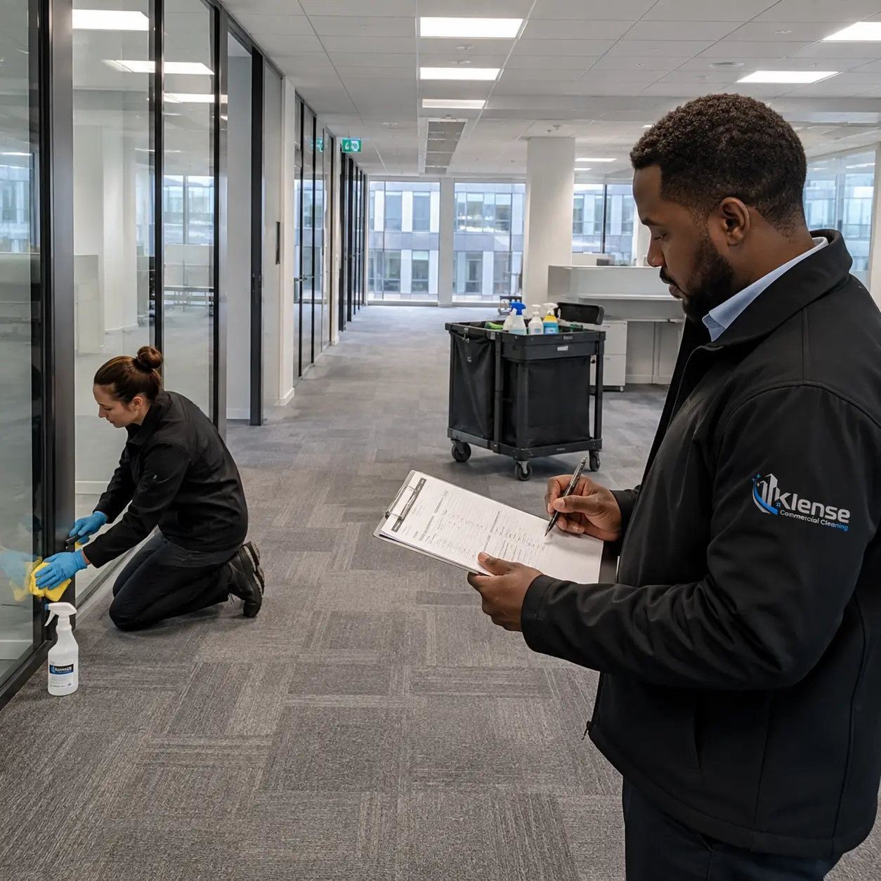 Klense commercial cleaning london - Commercial Building cleaning company London - 02